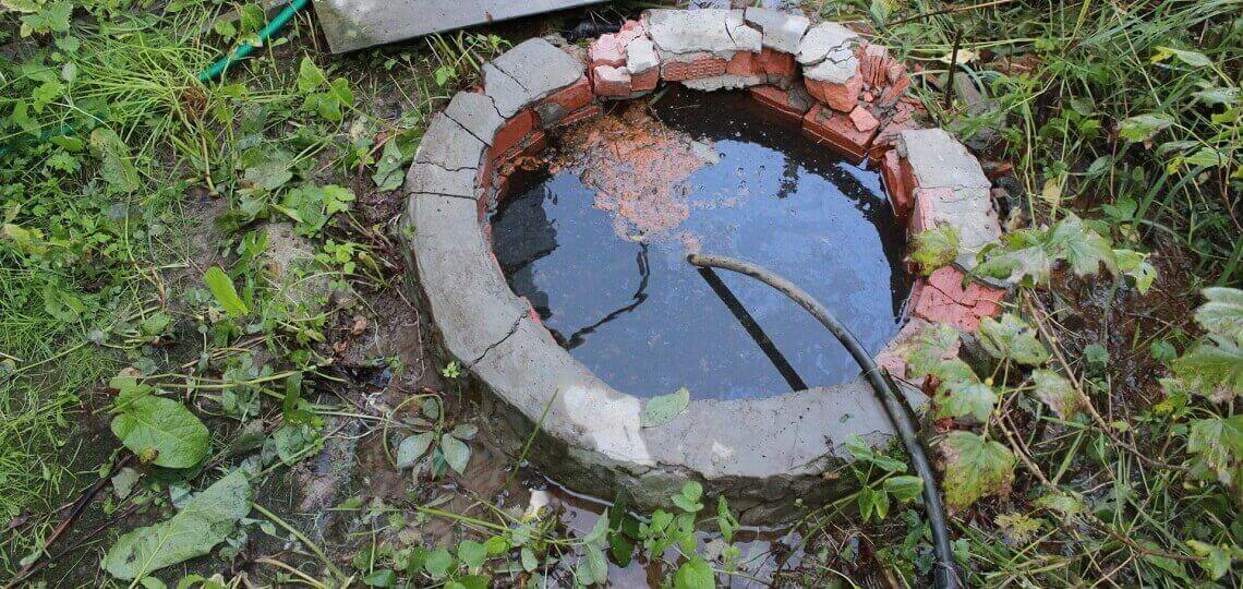 Что делать при затоплении колодца после дождей?